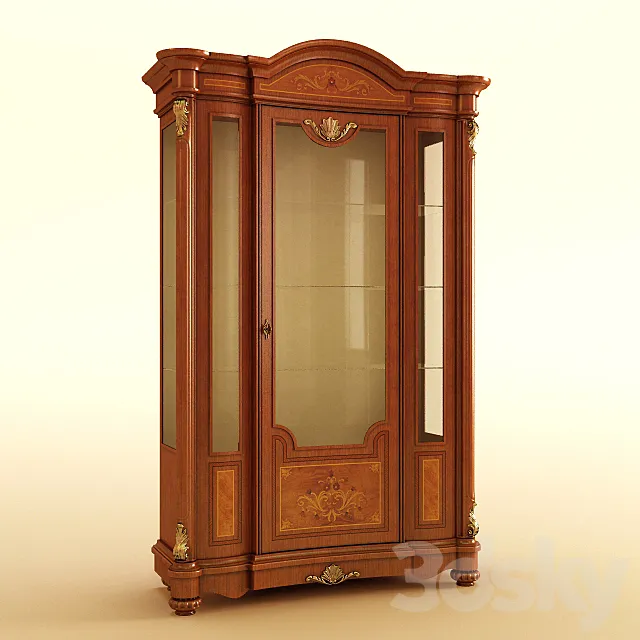 Showcase 1 Door Pitti 3D Model