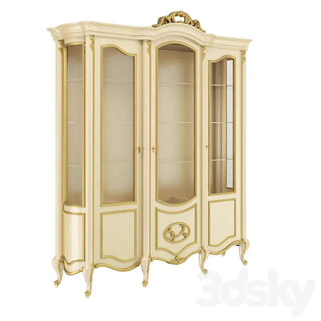 Showcase 3 doors Frandiss Coll. C 2017 3D Model Showcase 3 doors Frandiss Coll. C 2017 3D Model