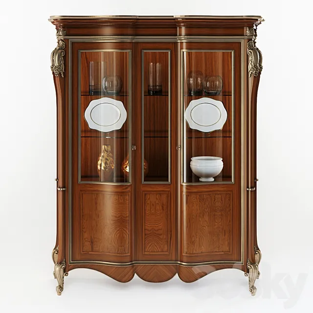 Showcase Arve Style Luigi_XXI LG-0201-N 3D Model Showcase Arve Style Luigi_XXI LG-0201-N 3D Model