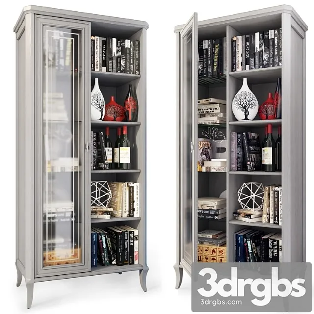 Showcase Bookcase by Angstrem 3D Model Download