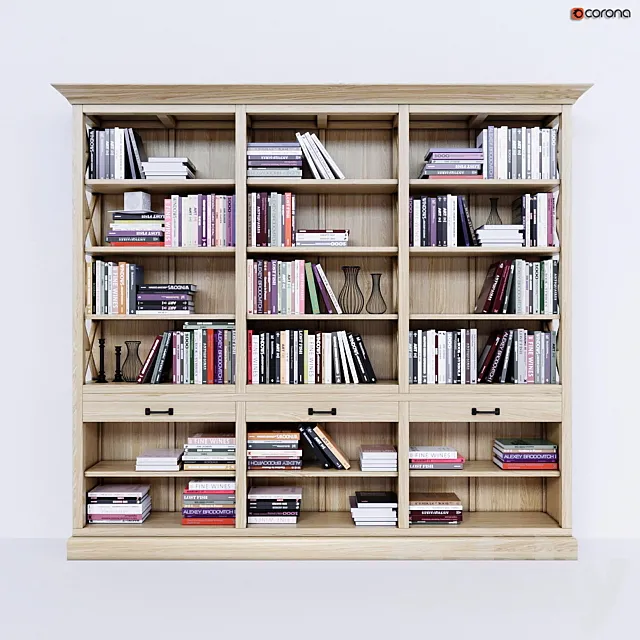 Showcase-library Arizona 260 cm 3DModel