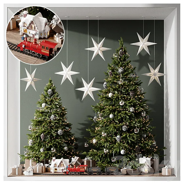 Showcase of the Toy Store “For the Competition” 3D Model