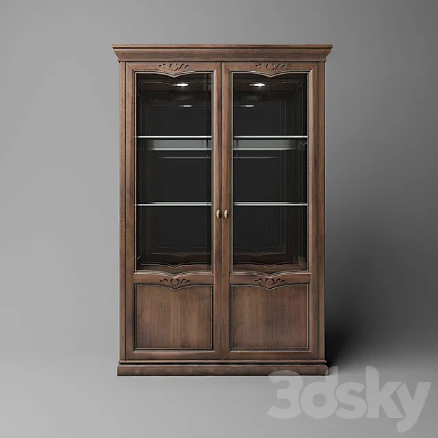 Showcase two-door Camelgroup Traditional Nostalgia Day 3D Model Showcase two-door Camelgroup Traditional Nostalgia Day 3D Model