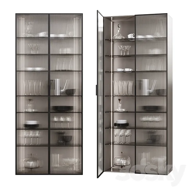 Showcase_Closet 3D Model