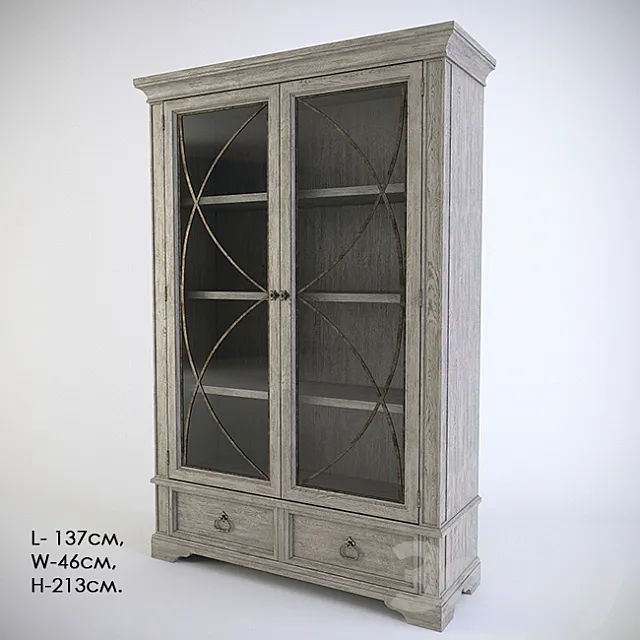 Showcases Bernhardt Marquesa Display Curio (359-356) 3DModel