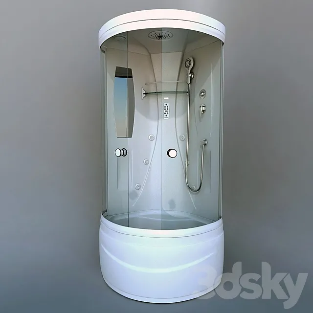 Shower 90 * 90 * 220 3DModel Shower 90 * 90 * 220 3DModel