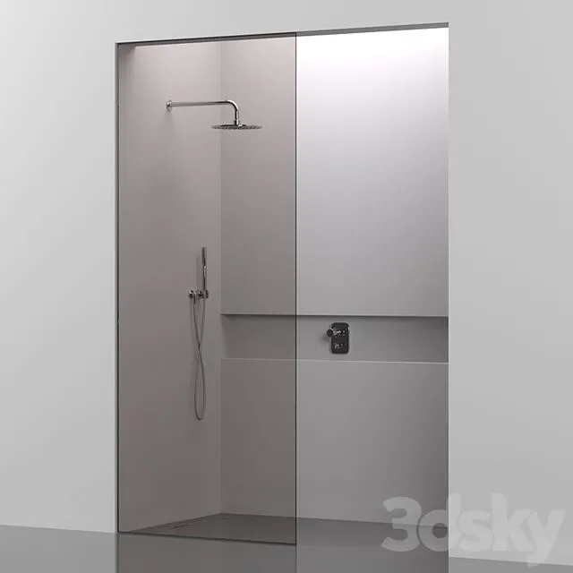 Shower Cabin 2 3D Model