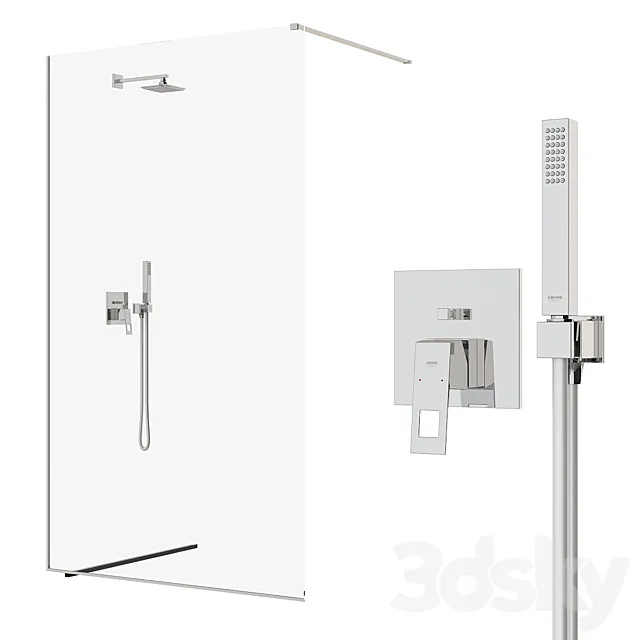 Shower cabin 3D Model