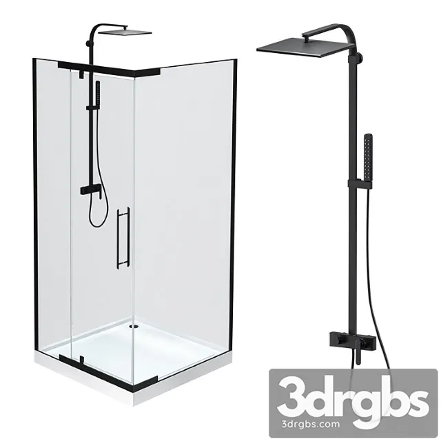 Shower Cabin Devit Tsomfort Fen 2123 3D Model Download