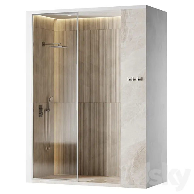 Shower cabin – Shine 3D Model