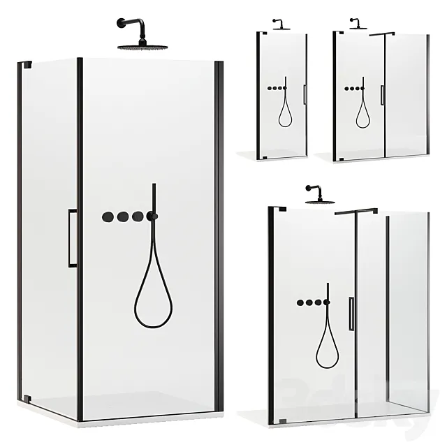 Shower cabins Disenia Slim 3D Model