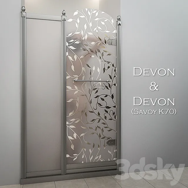 Shower enclosure Devon & Devon Savoy K70 3DModel Shower enclosure Devon & Devon Savoy K70 3DModel
