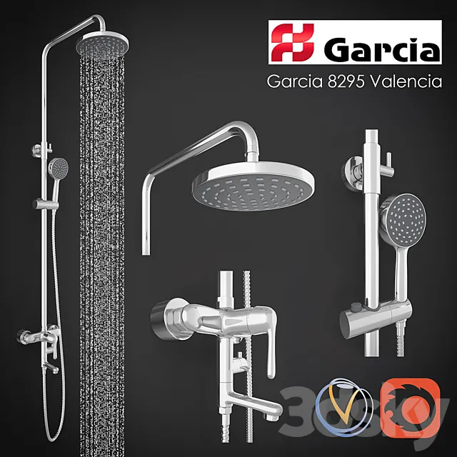 Shower-Garcia Valencia 8295 3DModel