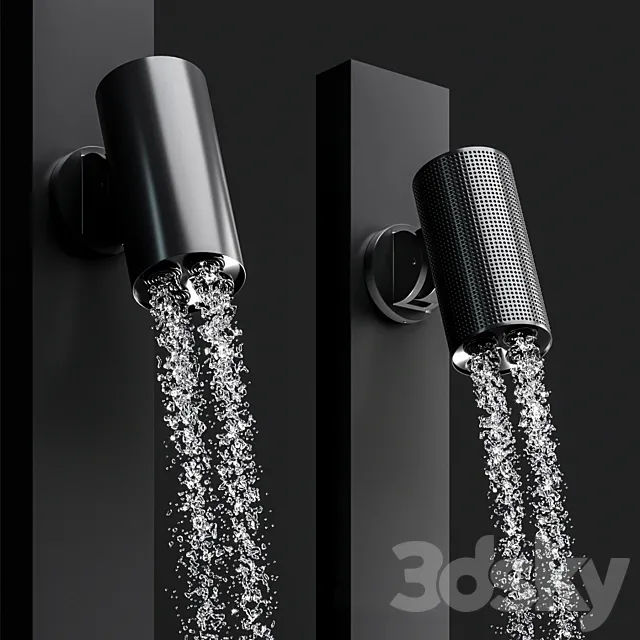 Shower Gessi Outdoor Wellness G02 3DModel