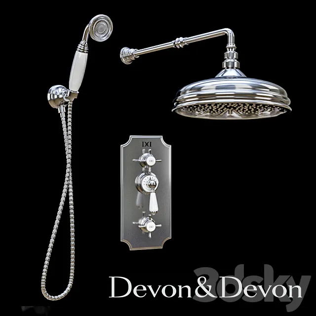 Shower mixer Devon & Devon COVENTRY 3D Model