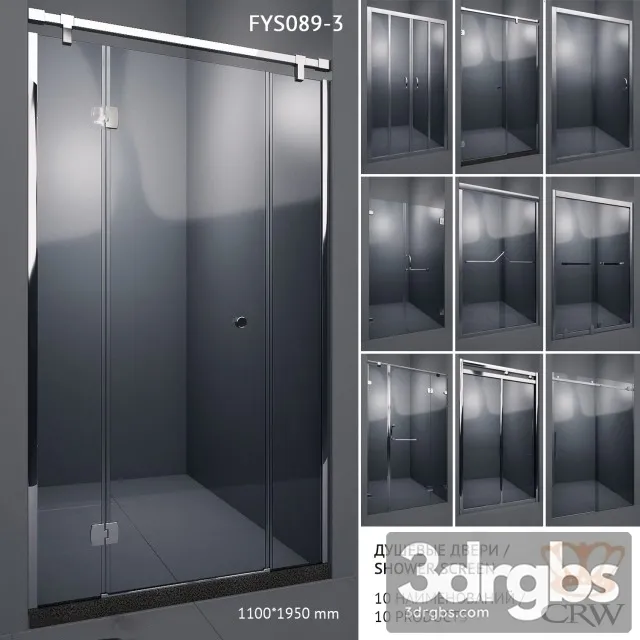 Shower Screen CRW 3D Model Download