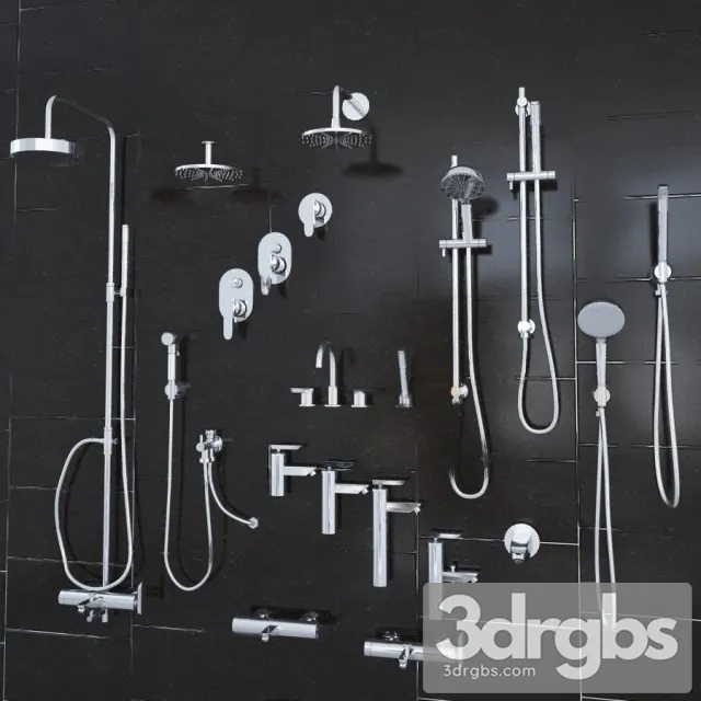 Shower Set 3D Model Download