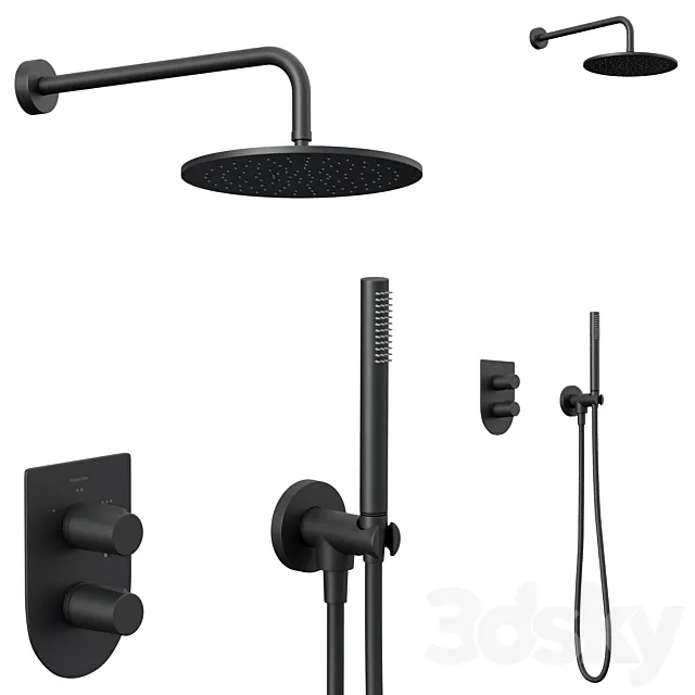 Shower Set Ramon Soler Tzar K3415021 Nm 3DModel