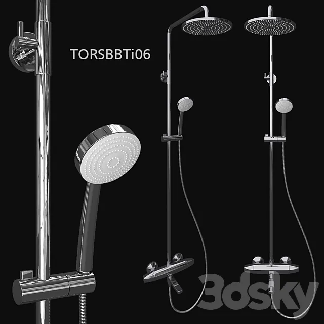 Shower system Iddis Torr 3D Model
