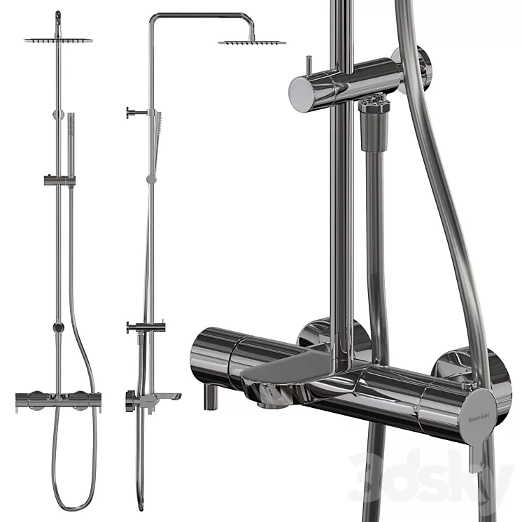 Shower system Ramon Soler DRAKO 335602RPK225 3D Model
