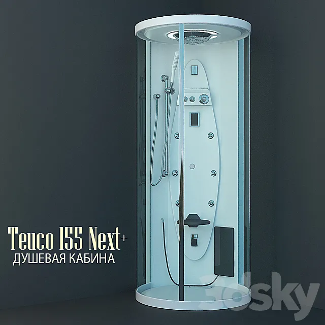 Shower Teuco 155 Next + 3DModel Shower Teuco 155 Next + 3DModel
