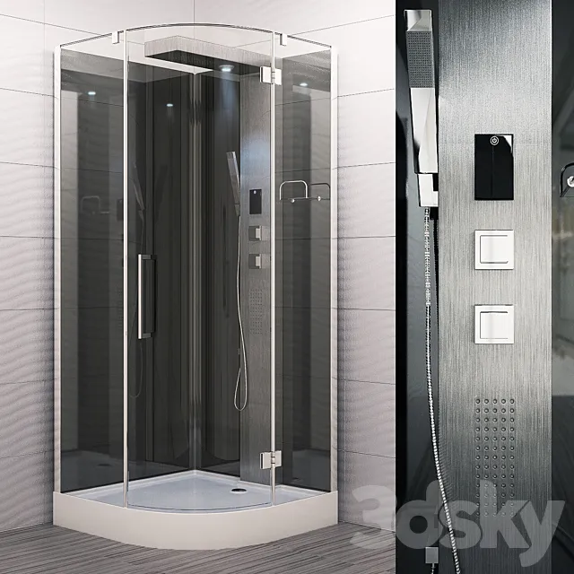 Shower Timo Armo 3D Model Shower Timo Armo 3D Model