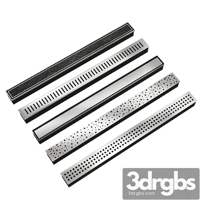 Shower Traps Kit 3D Model Download