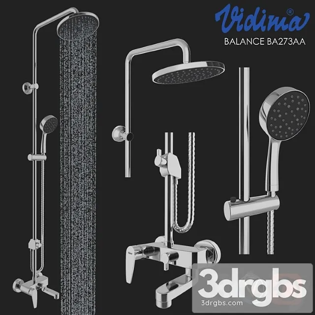 Shower Vidima Balance BA AA 270 3D Model Download
