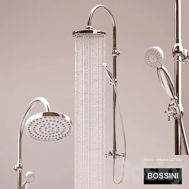 Showerhead Bossini Retro L01526 3DModel