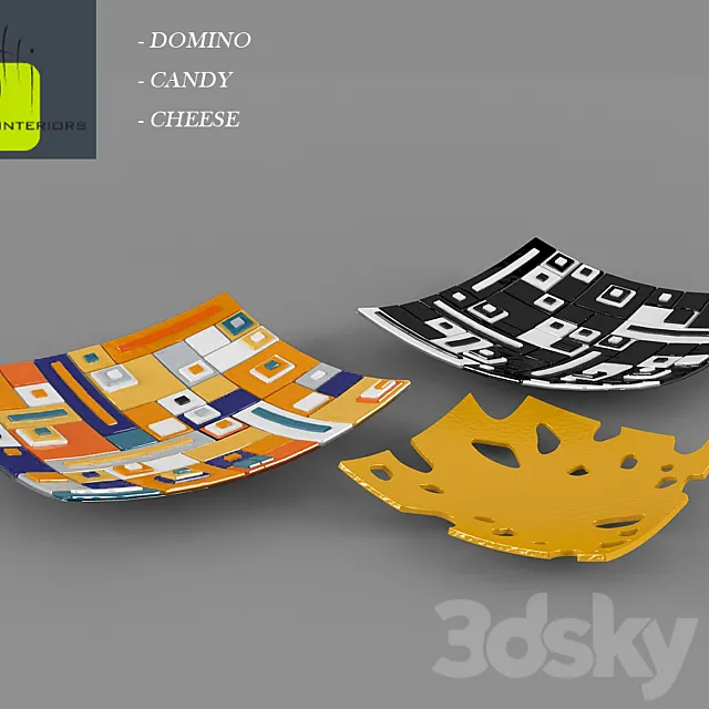 Shtylyuk interiors decorative plates 3DModel Shtylyuk interiors decorative plates 3DModel