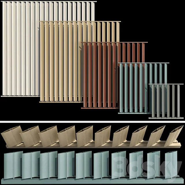 Shutter for windows and doors 3D Model