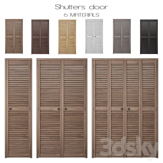 Shutters Door 3DModel