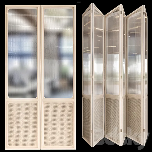 Shutters door 3DModel