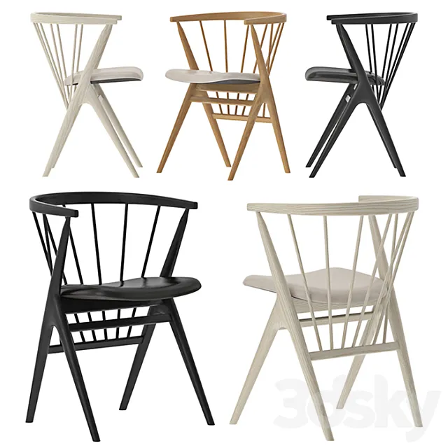Sibast No 8 Chair 3D Model Sibast No 8 Chair 3D Model