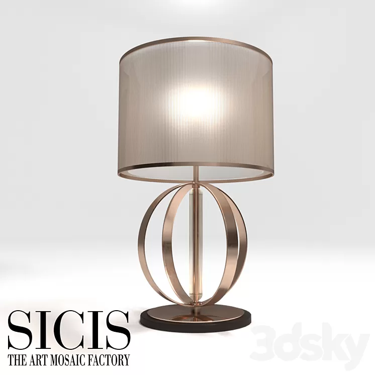 Sicis Odeon Table Lamp 3D Model Sicis Odeon Table Lamp 3D Model