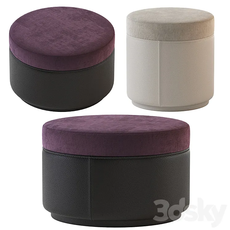 Sicis pouf 3D Model Free Download