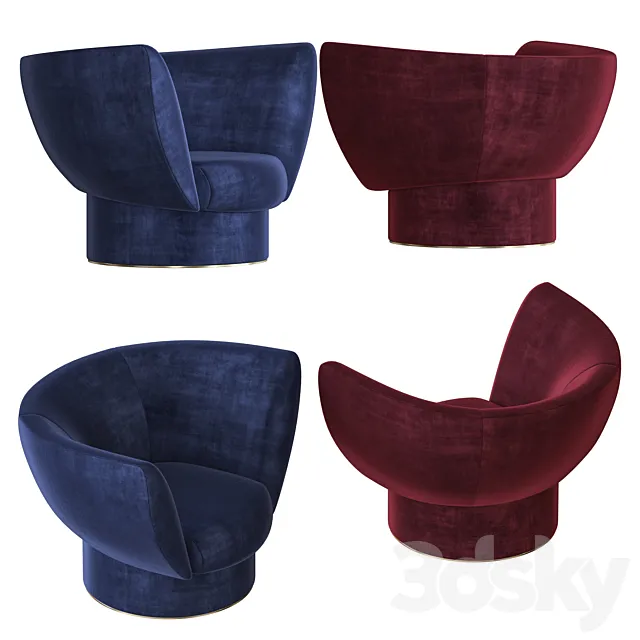 Sicis Tulipa Armchair 3DModel