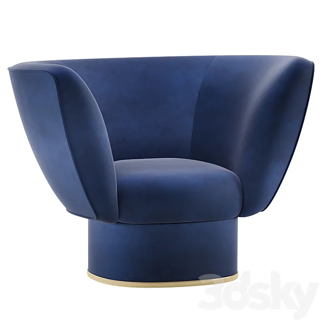 Sicis TULIPA Armchair 3DModel Sicis TULIPA Armchair 3DModel
