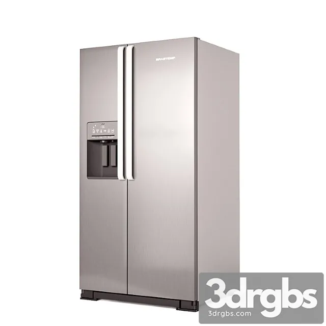 Side by side refrigerator 2 3D Model Download