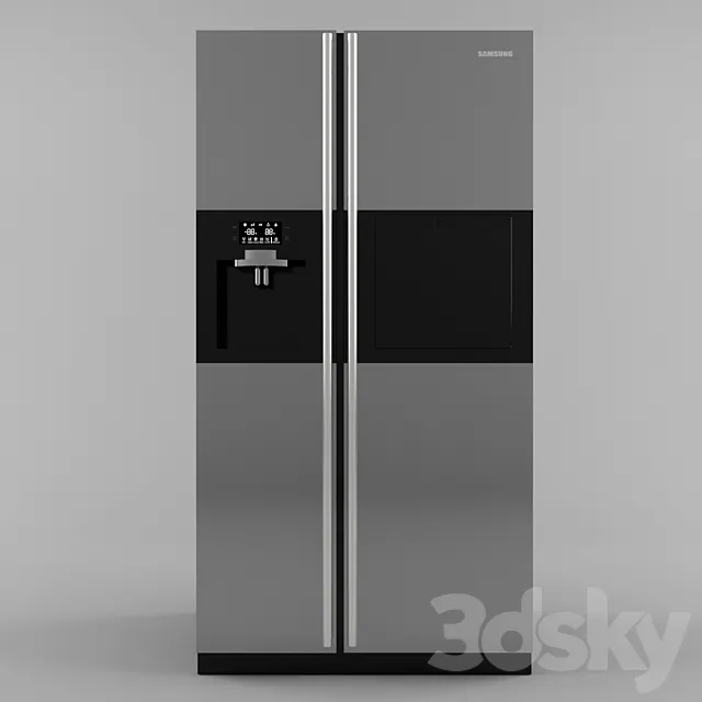Side-by-side refrigerator SAMSUNG RSH5ZLMR 3D Model