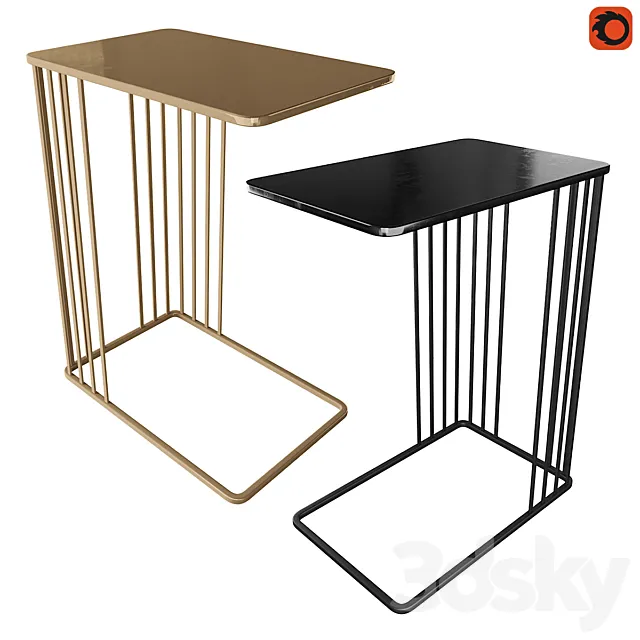 Side coffee table 3D Model