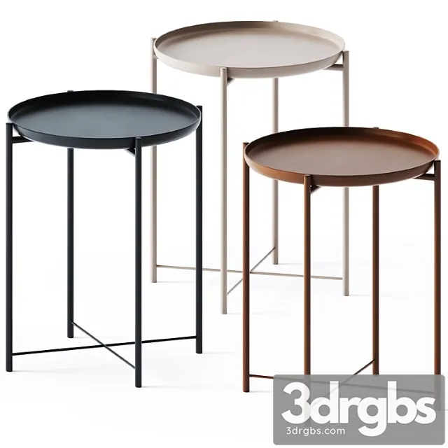 Side Coffee Table Gladom by Ikea 3D Model Download Side Coffee Table Gladom by Ikea 3D Model Download