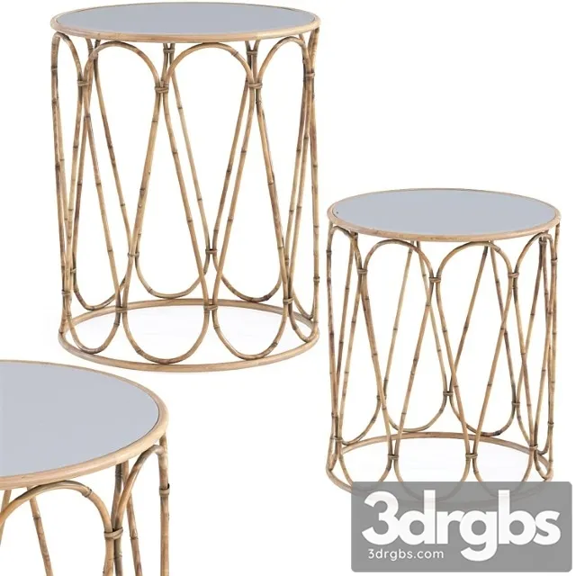 Side table bamboo loop (2set) 2 3D Model Download Side table bamboo loop (2set) 2 3D Model Download