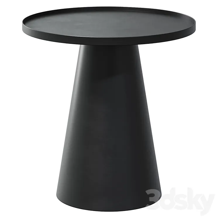 Side Table Black Metal H46 bisha 3D Model Free Download Side Table Black Metal H46 bisha 3D Model Free Download