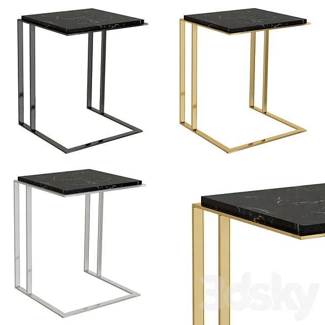 Side Table Cocktail Eichholtz Collections 3D Model Side Table Cocktail Eichholtz Collections 3D Model