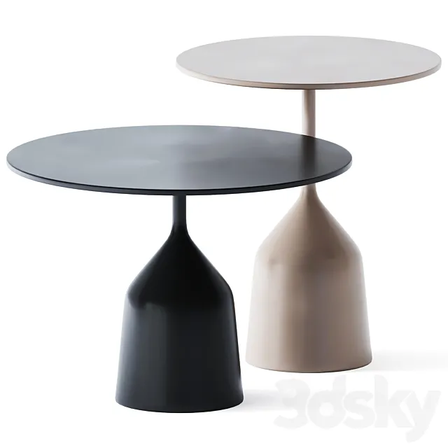 Side Table Coin by Wendelbo 3D Model