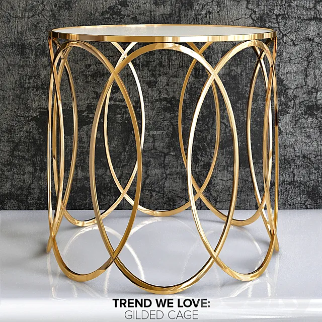 Side table luxury_4 3DModel