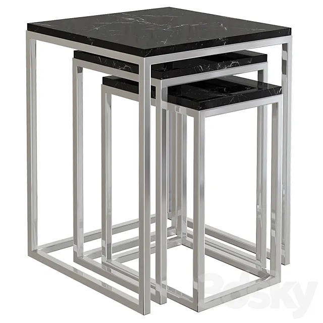 Side Table Paladin Eichholtz Collections 3D Model Side Table Paladin Eichholtz Collections 3D Model