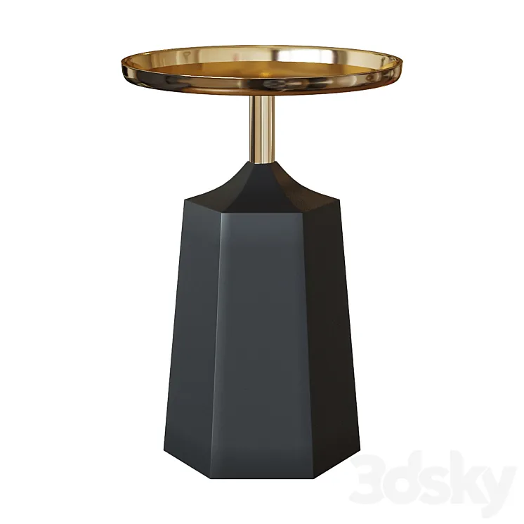 Side table Plamp gold 3D Model Free Download Side table Plamp gold 3D Model Free Download