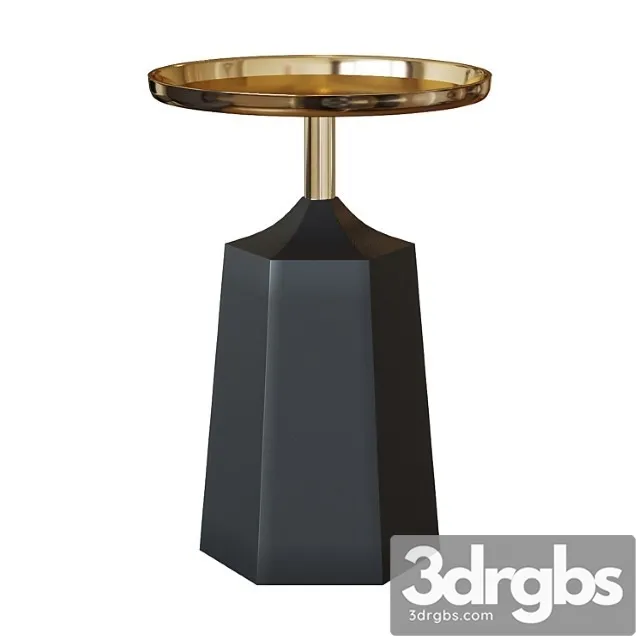 Side Table Plump Gold Coffee Table 3D Model Download Side Table Plump Gold Coffee Table 3D Model Download